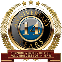 SunPoint Members Helping Policyholders for 14 Years