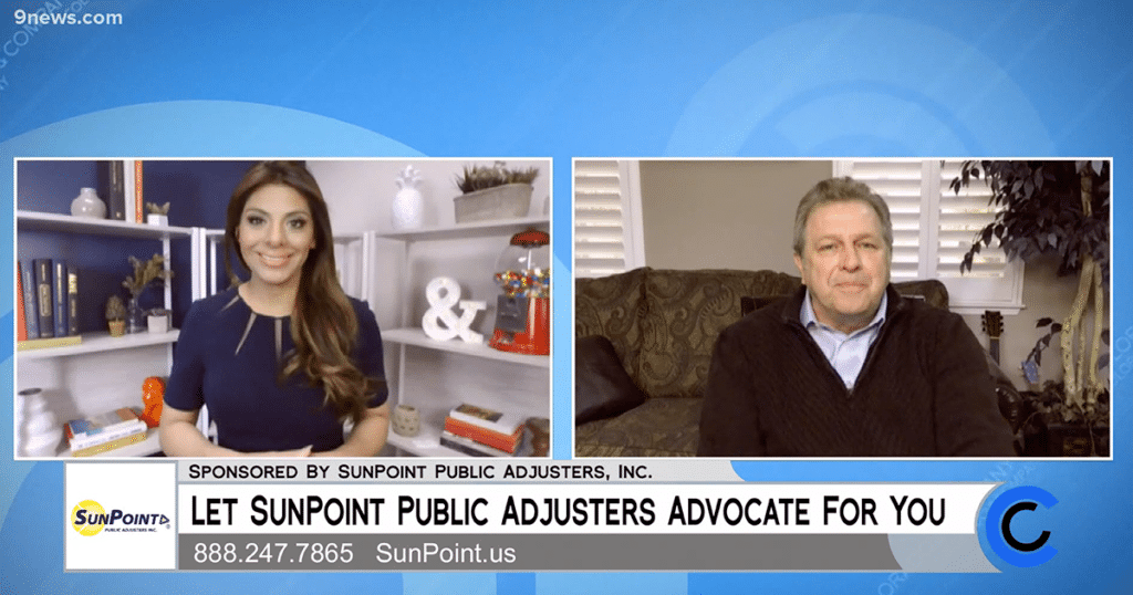 Greggory Clifford talking on NBC 9 News with host