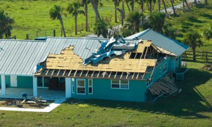 Picture of house after natural disasters